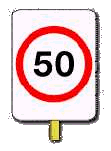 Speed limit signs (such as the one shown) tell drivers: