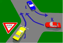 NT Car DKT - Which Vehicle In The Diagram Must Give Way?