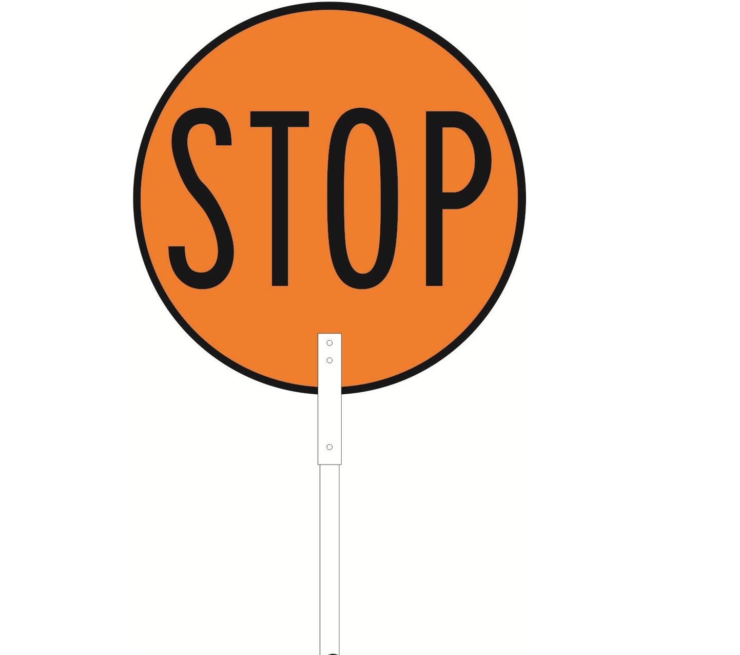 You may be faced with this sign, held by a school crossing supervisor when approaching a children's crossing. What should you do?