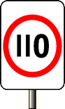 What is the maximum speed a car learner licence holder can driver in a 110 km/h speed zone?