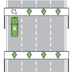 VIC Car DKT - The sign above your lane changes while you are driving ...